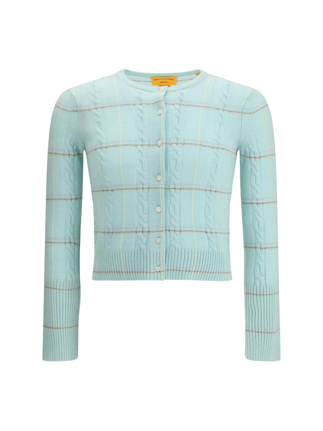 GUEST IN RESIDENCE M jane check cardigan