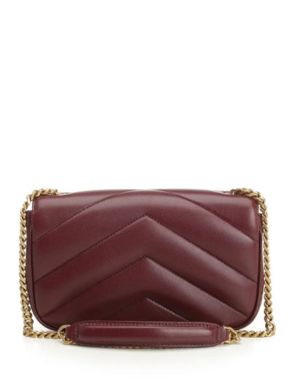 Mini Loulou Leather Shoulder Bag