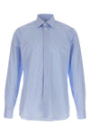 spaccanapoli striped cotton twill shirt