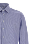 spaccanapoli striped cotton twill shirt