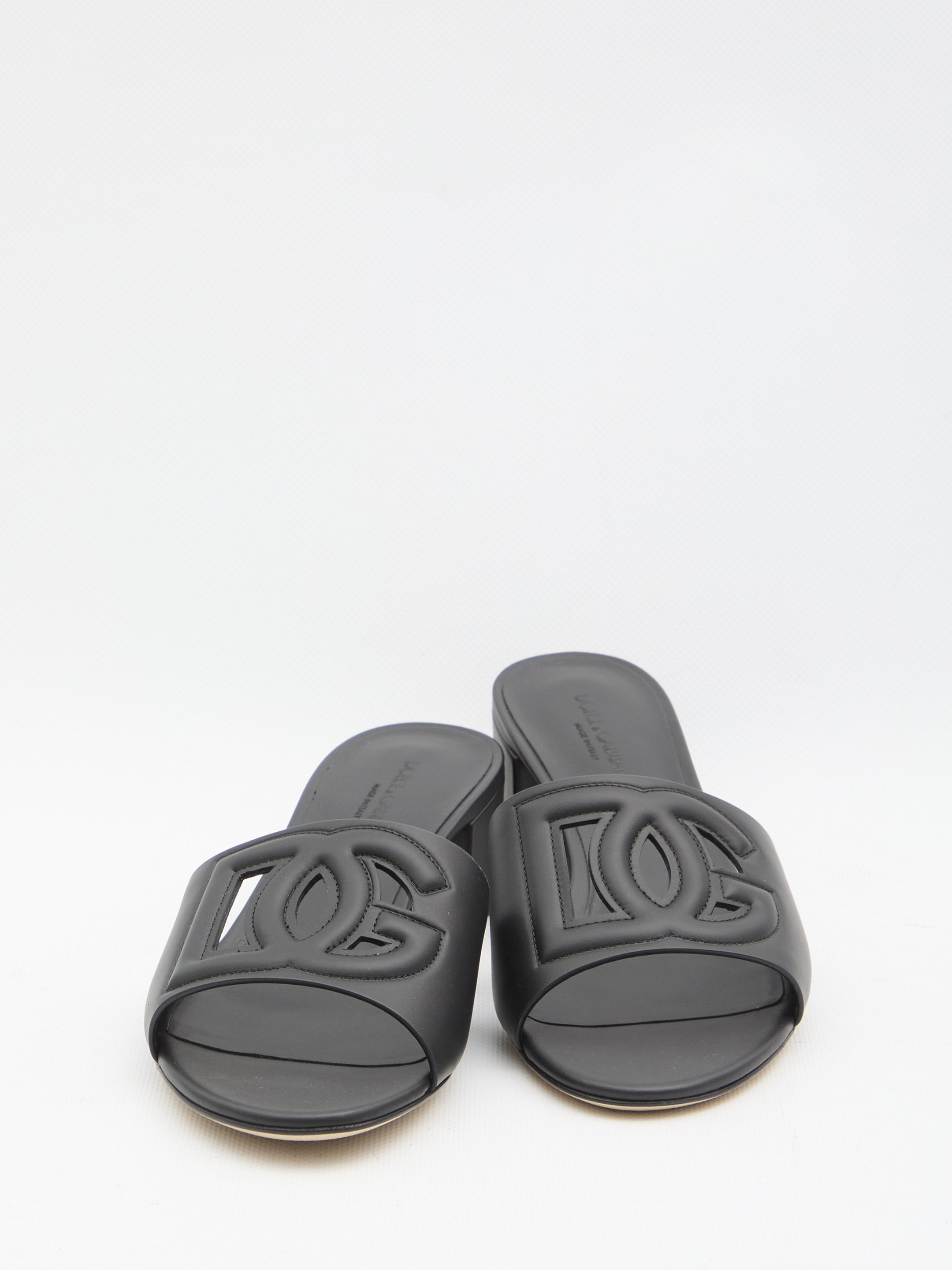 DOLCE&amp;GABBANA 36 calfskin slides
