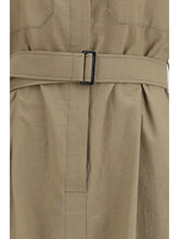 BRUNELLO CUCINELLI L pocket belted midi dress