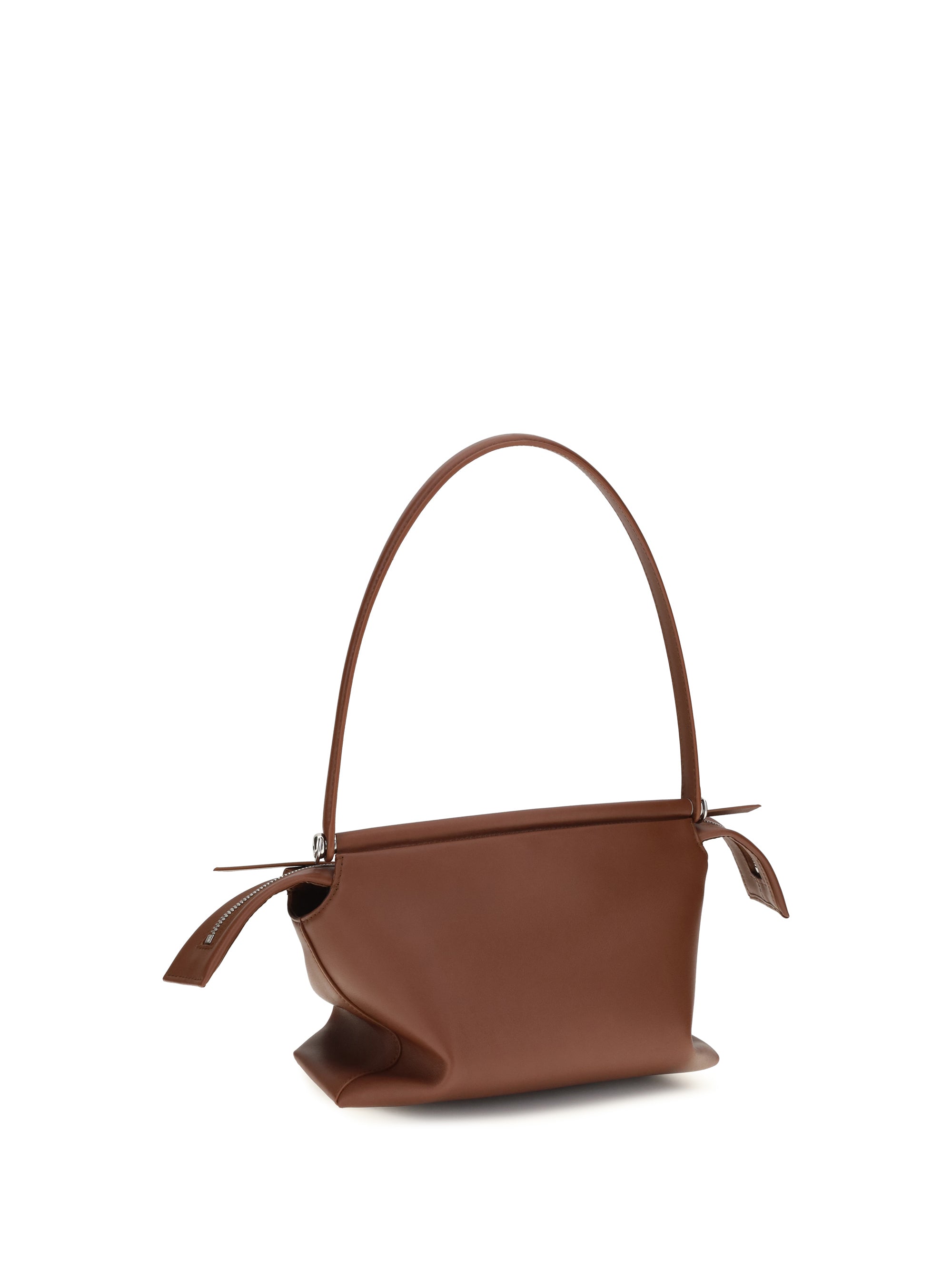 whisker glazed calfskin shoulder bag