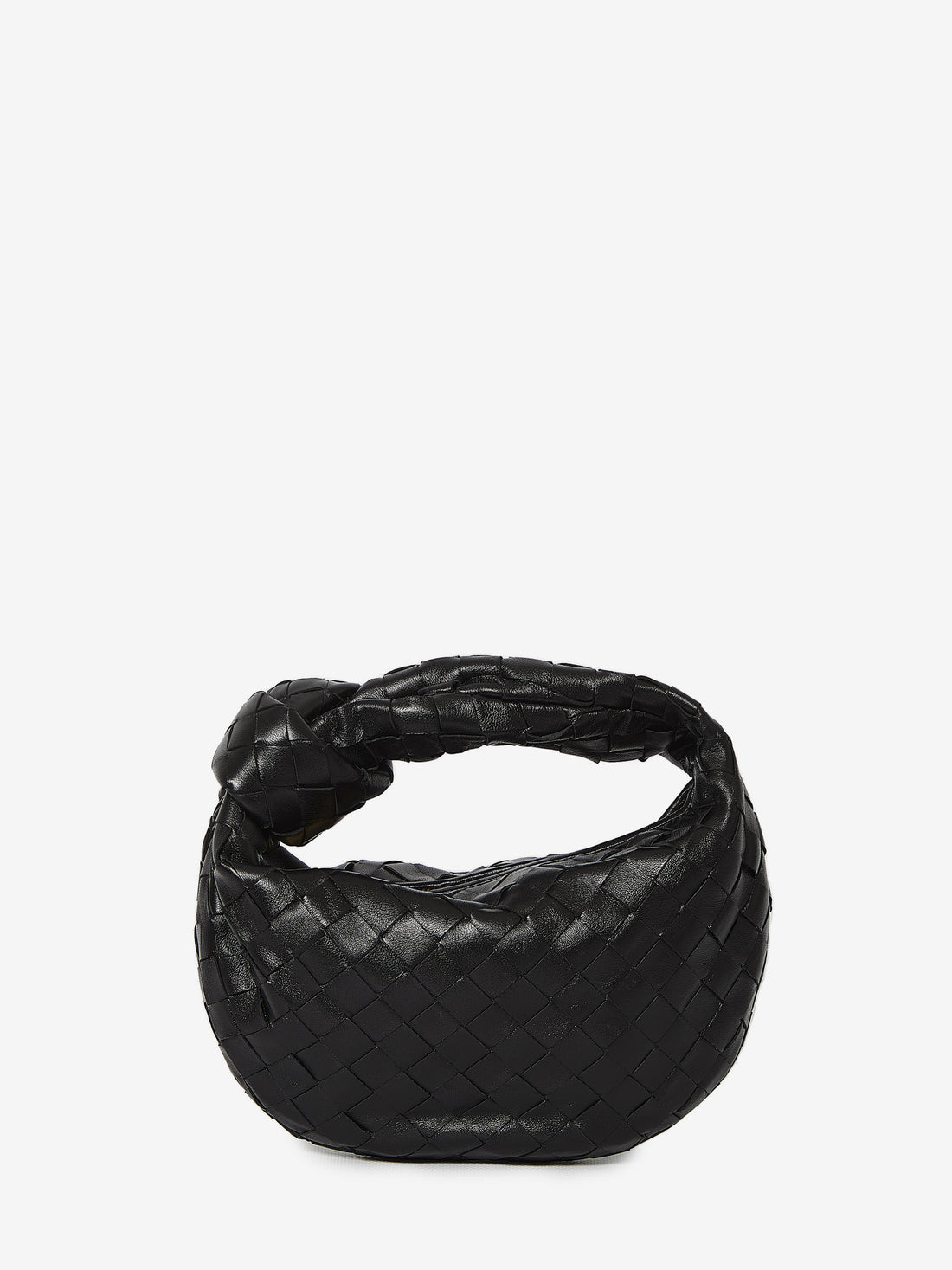 BOTTEGA VENETA OS black mini jodie bag
