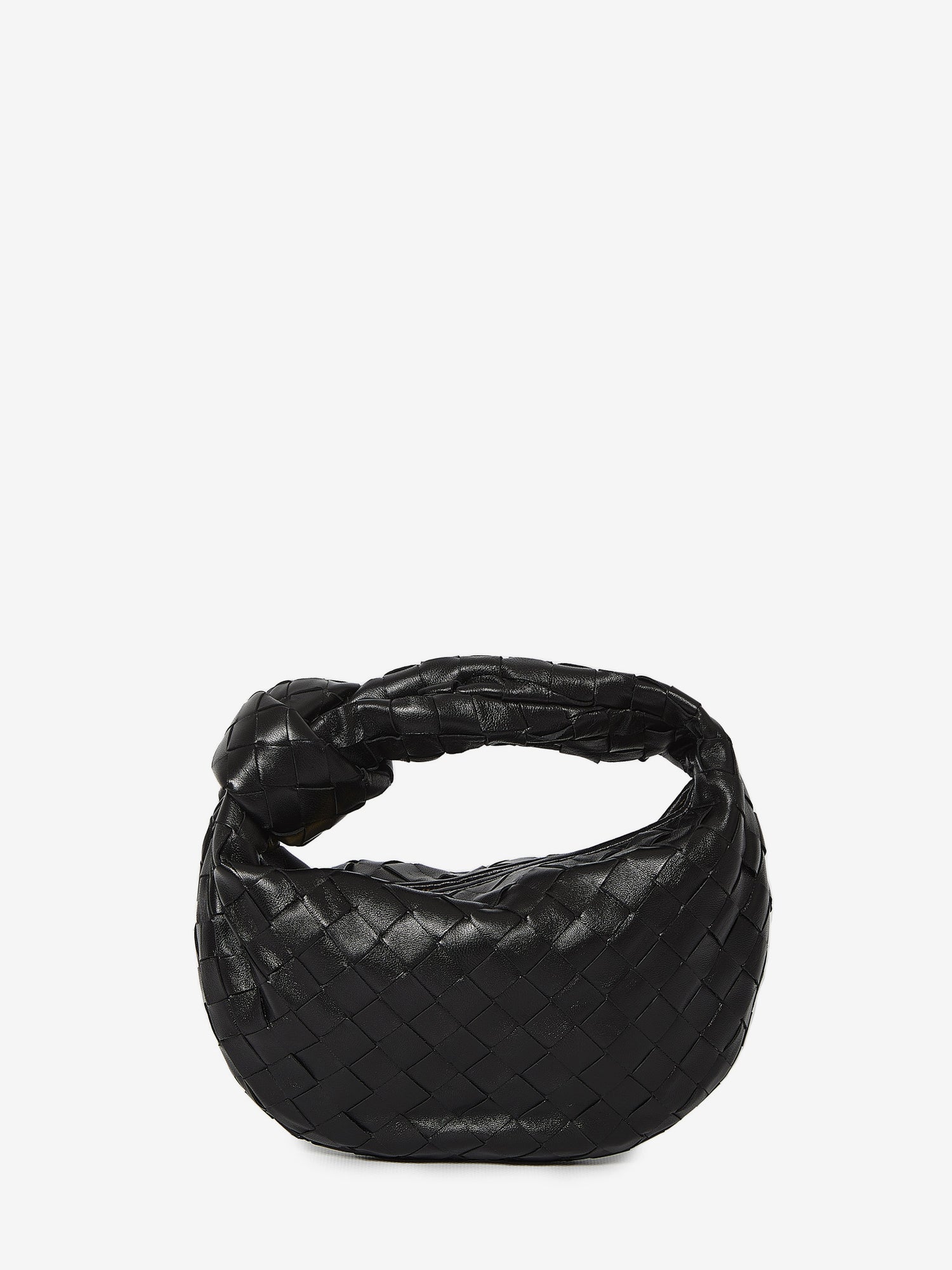 BOTTEGA VENETA OS black mini jodie bag