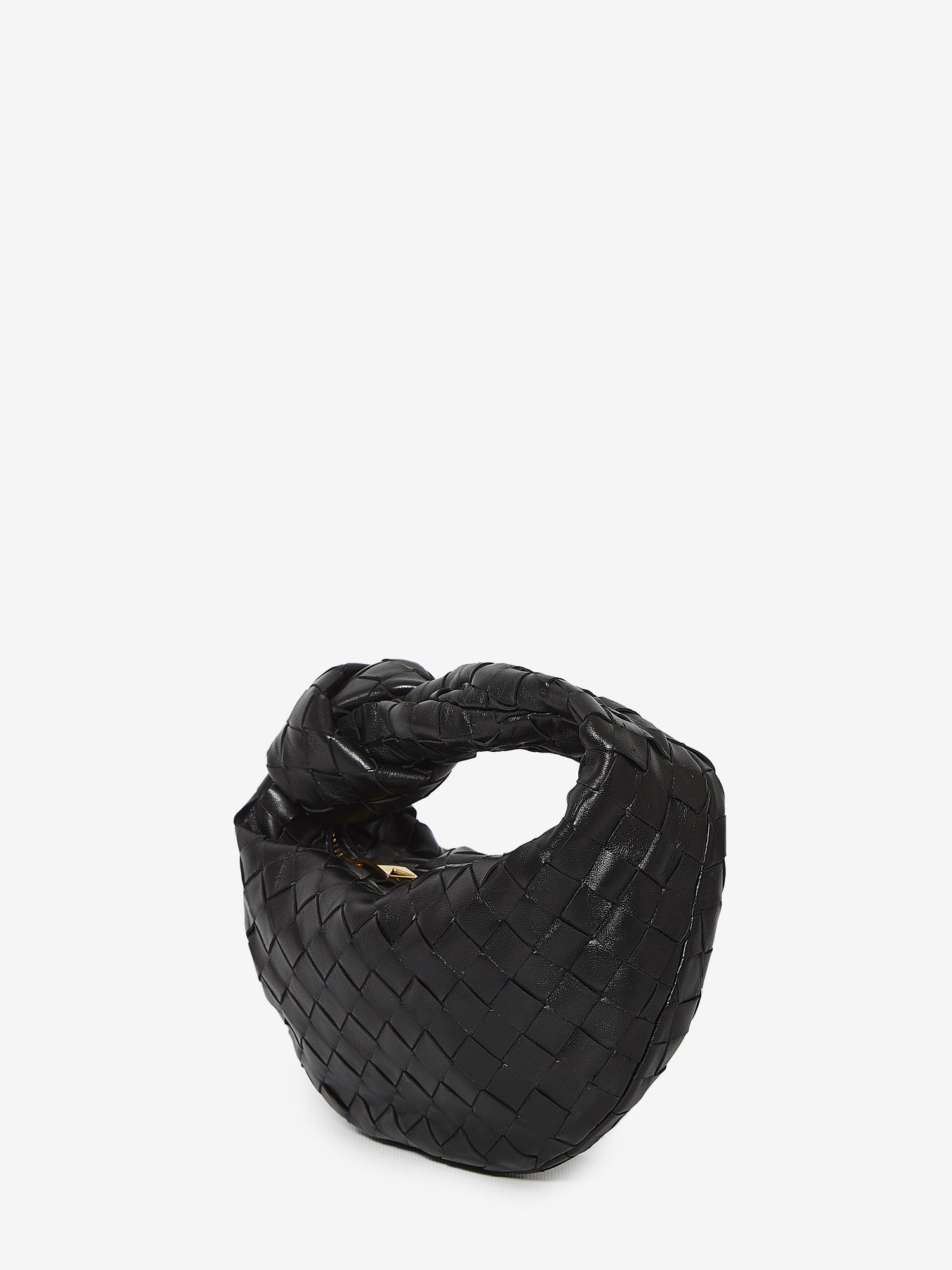 BOTTEGA VENETA OS black mini jodie bag