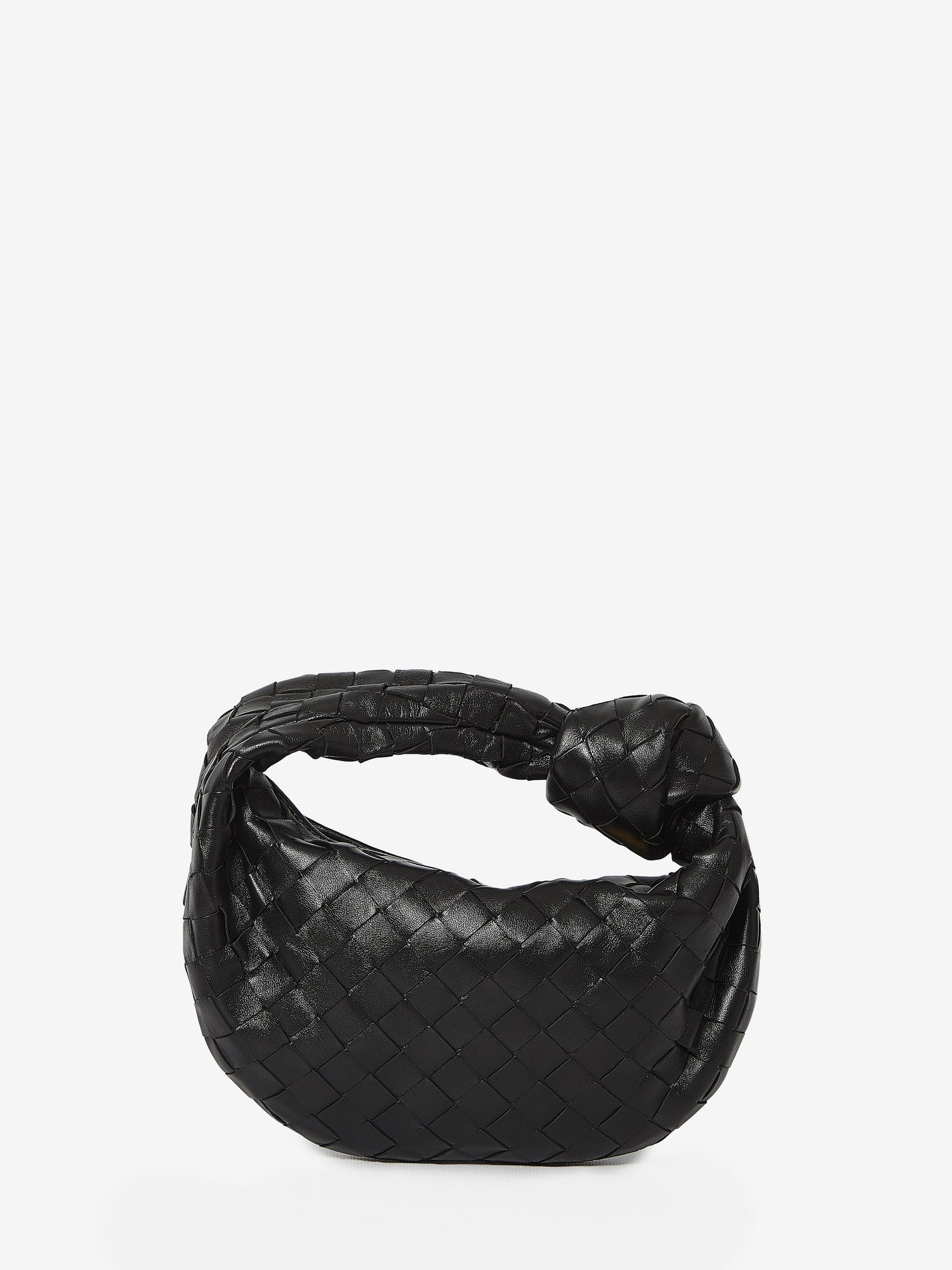 BOTTEGA VENETA OS black mini jodie bag