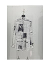 camicia stampa giornale