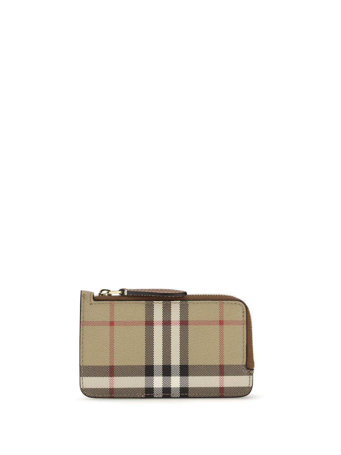 BURBERRY OS check card holder with zipper