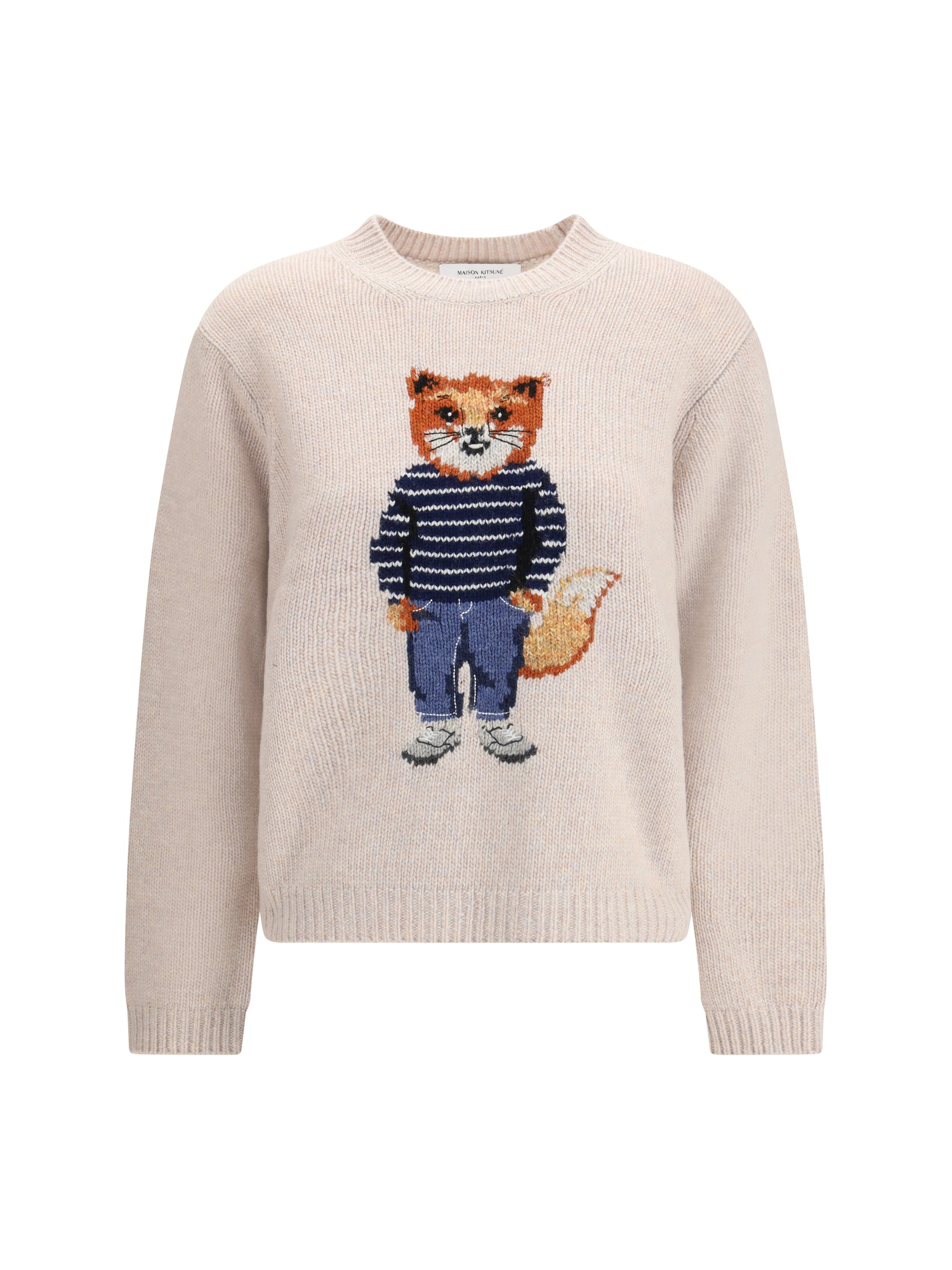 MAISON KITSUNÉ L merino wool jumper