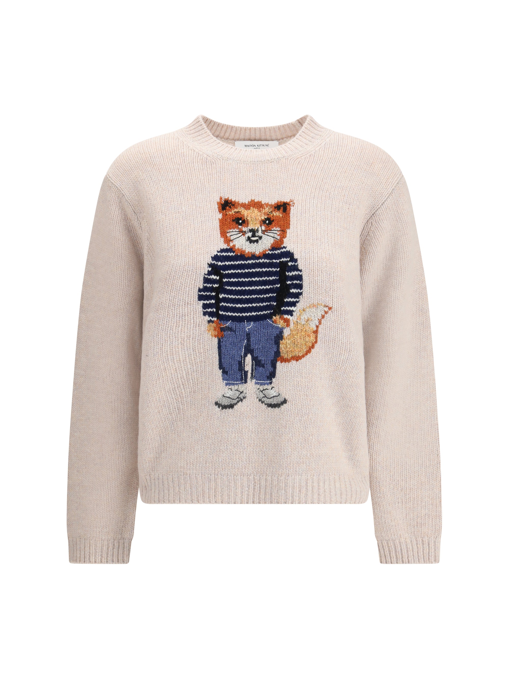 MAISON KITSUNÉ L merino wool jumper