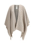 FENDI OS wool and silk poncho