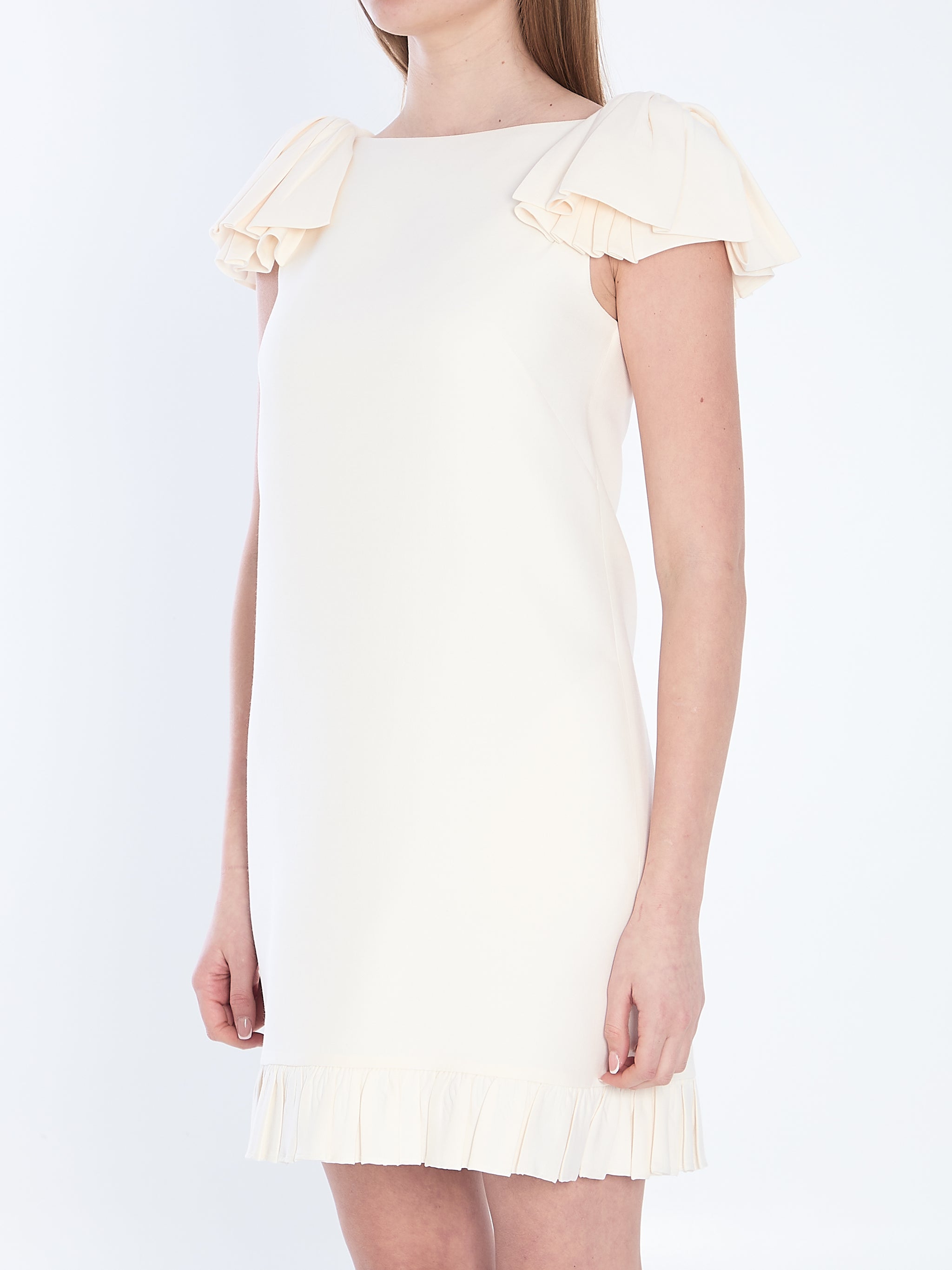 crepe couture dress