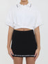 ALEXANDER WANG M cropped cotton polo shirt

