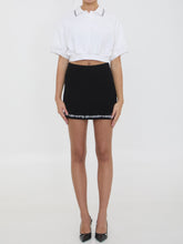 ALEXANDER WANG M cropped cotton polo shirt
