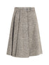 BRUNELLO CUCINELLI 40 virgin wool midi skirt
