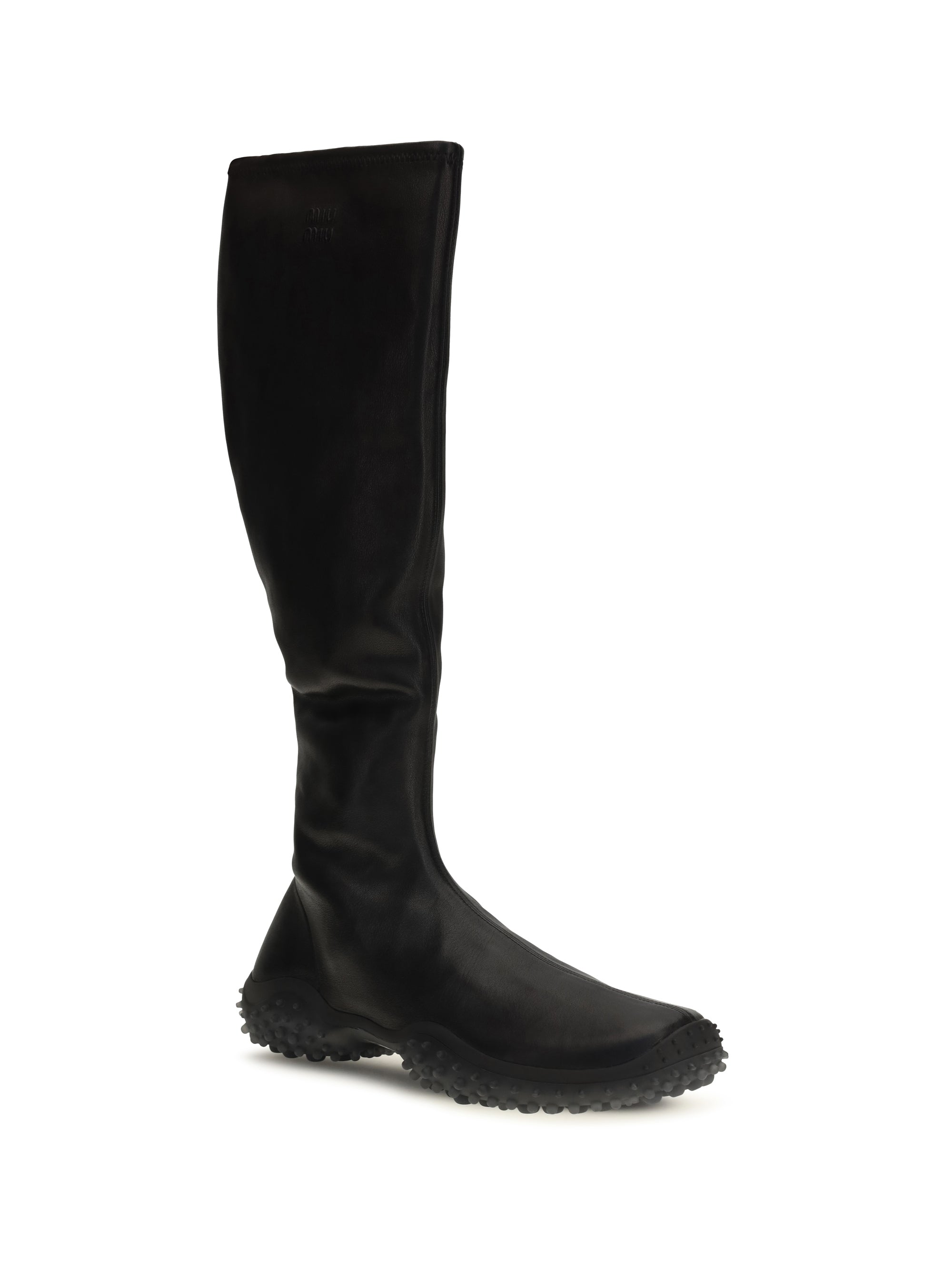 stretch nappa tall boots