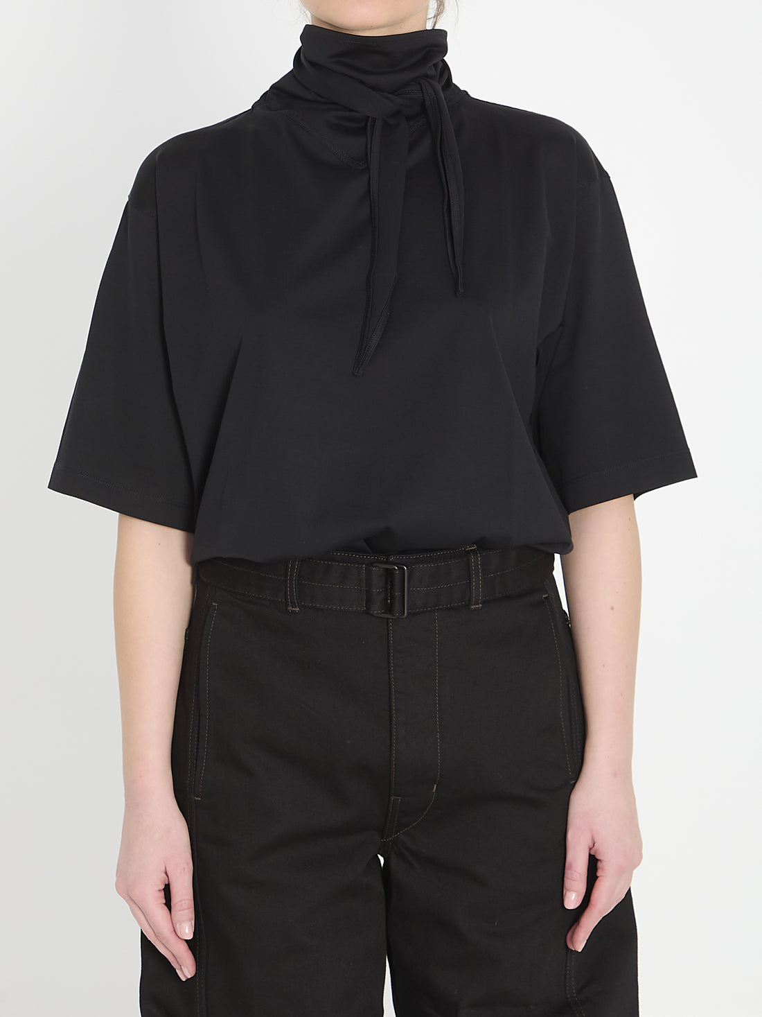 LEMAIRE M t-shirt with scarf