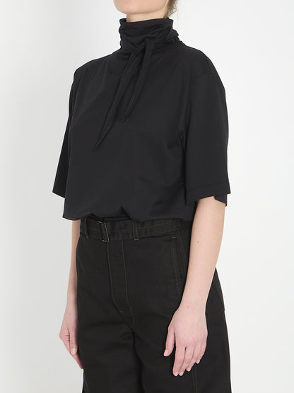 LEMAIRE M t-shirt with scarf
