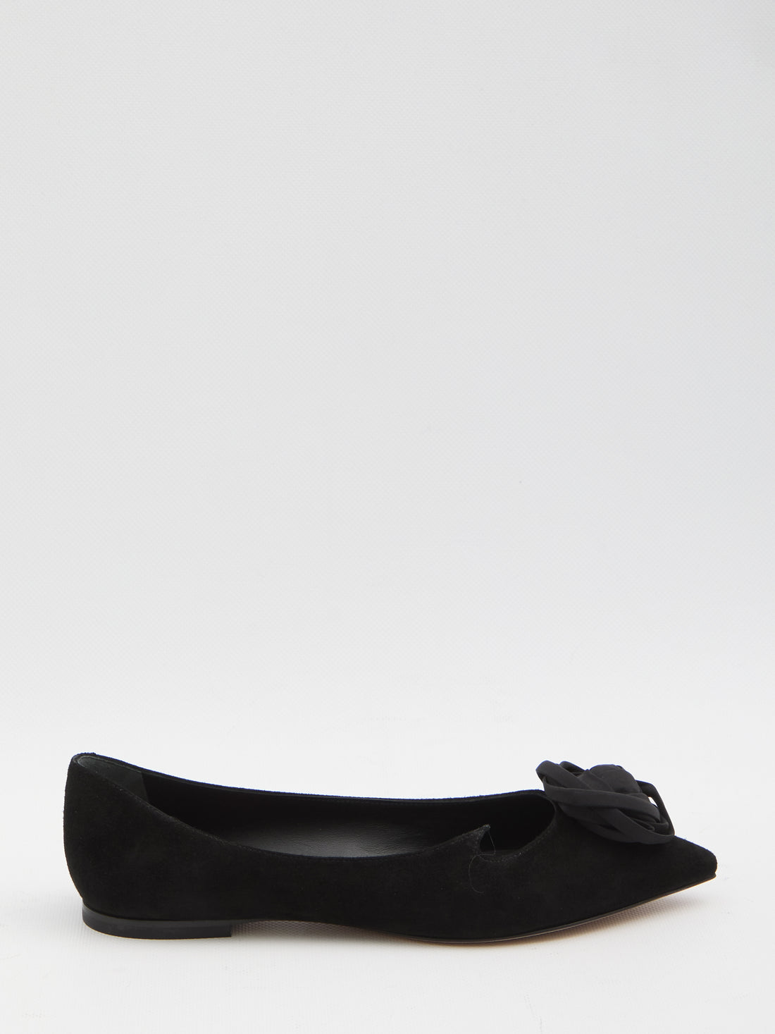 ROGER VIVIER 36 i love vivier ballerinas with rose