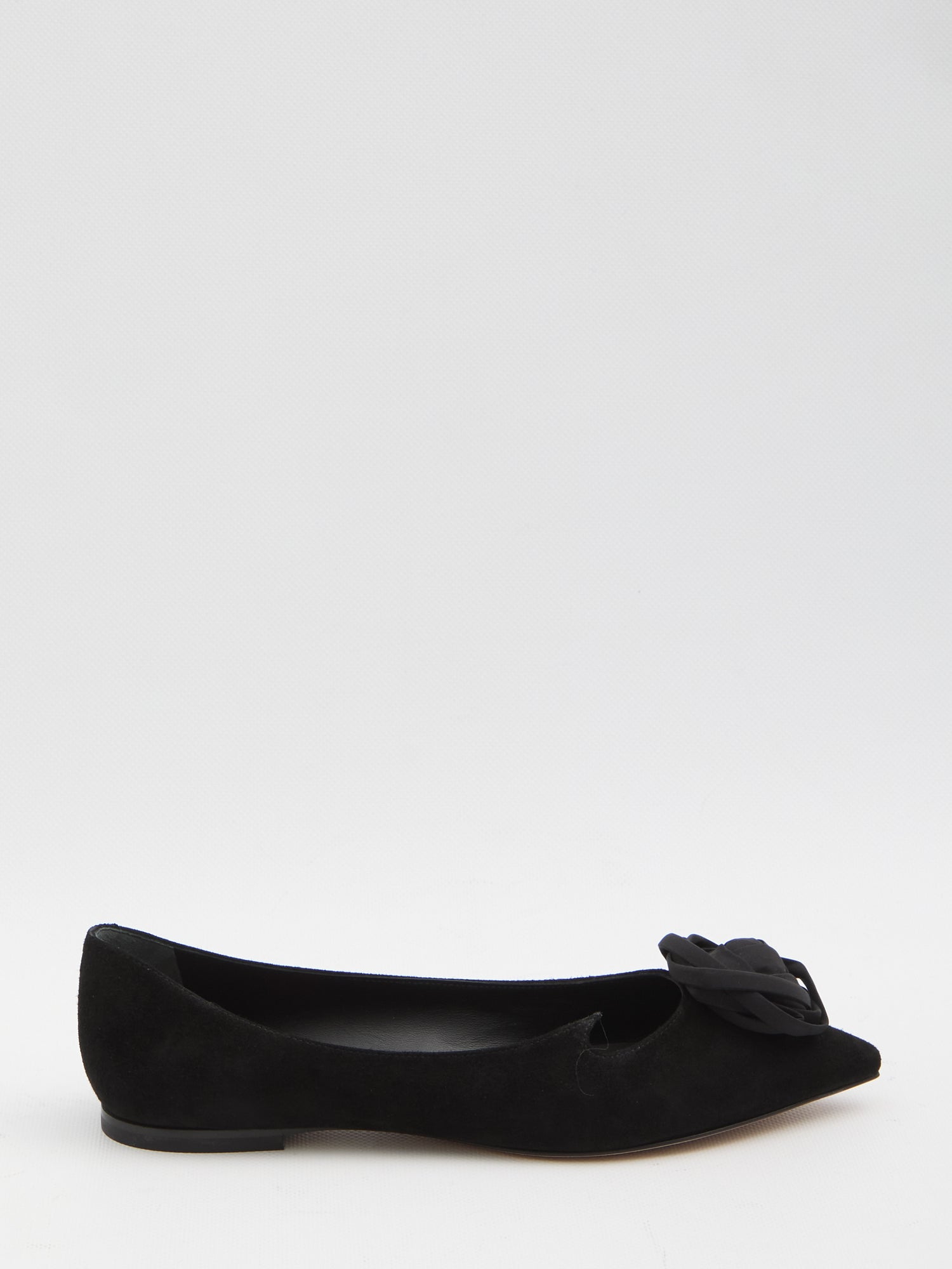 ROGER VIVIER 36 i love vivier ballerinas with rose