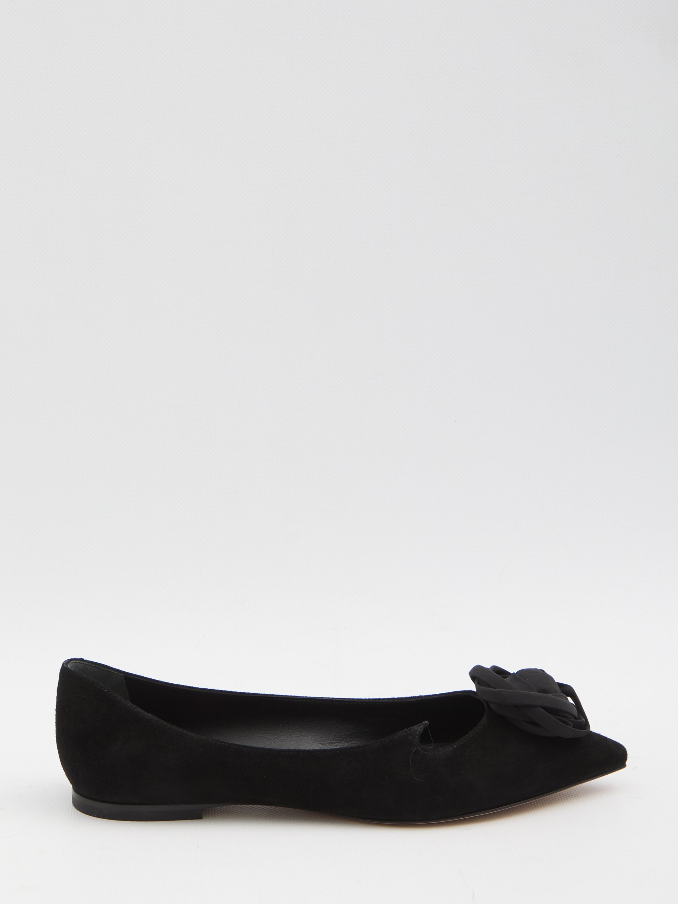 ROGER VIVIER 36 i love vivier ballerinas with rose