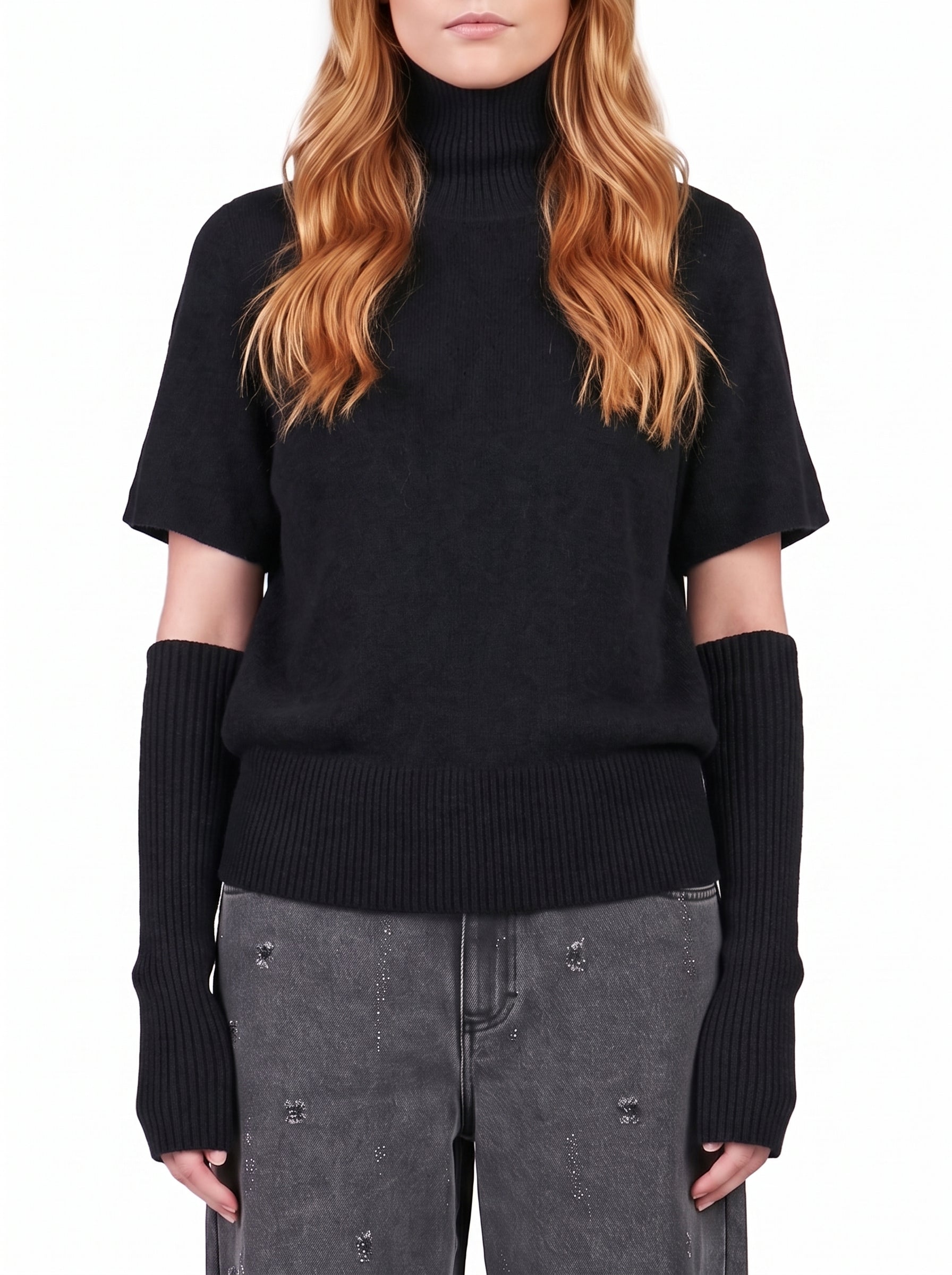 sleeve-top shirt