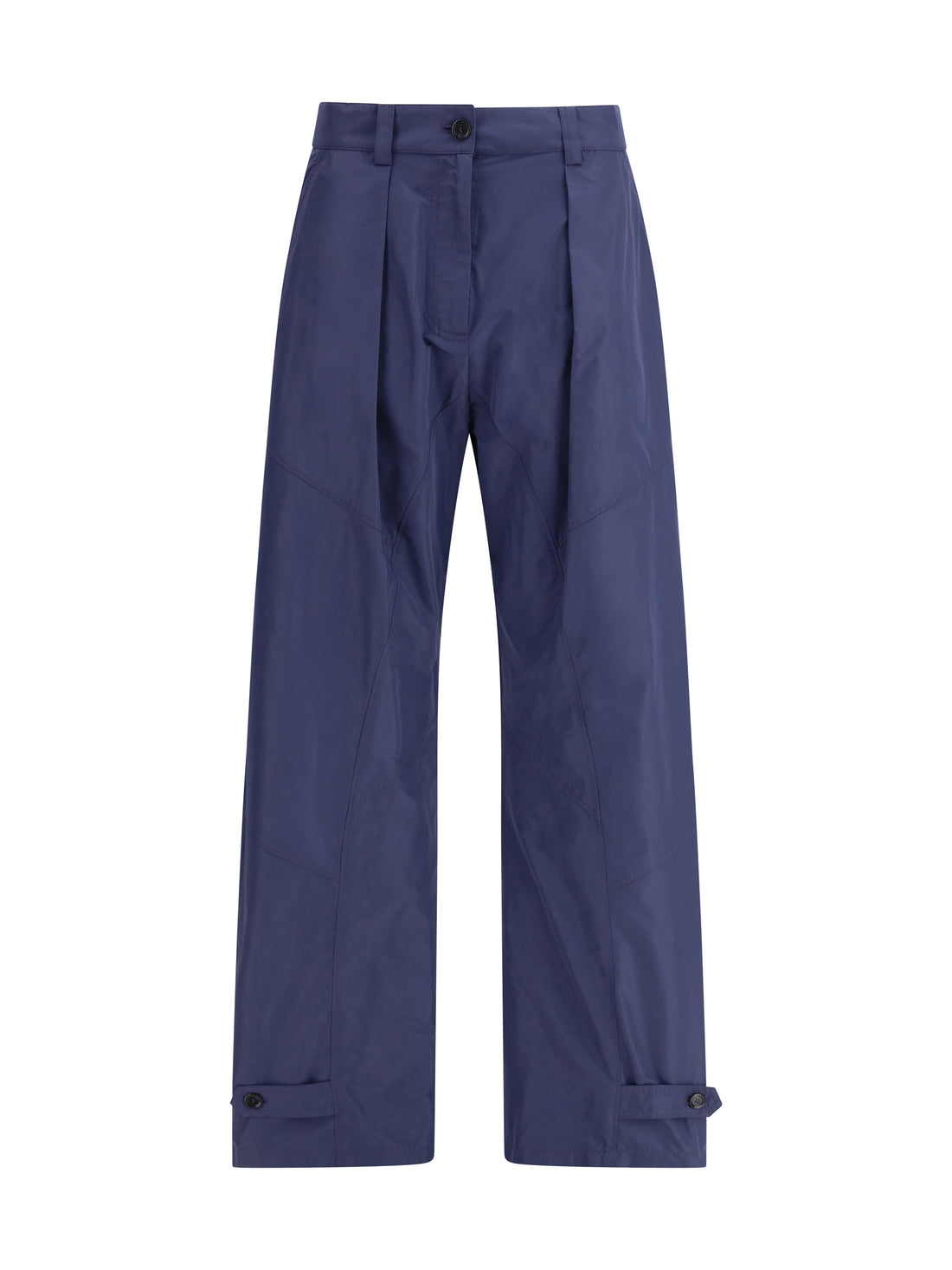 PINKO 38 shiny taffeta trousers