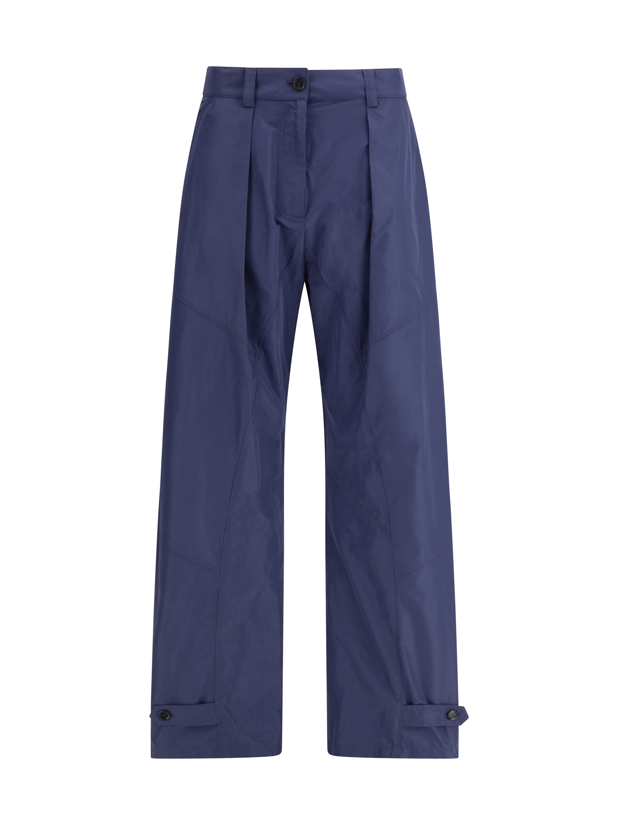 PINKO 38 shiny taffeta trousers