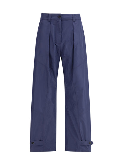 PINKO 38 shiny taffeta trousers