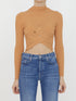 STELLA MCCARTNEY 42 cropped ribbed jumper