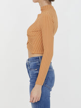 STELLA MCCARTNEY 42 cropped ribbed jumper