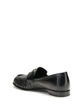 FENDI 36 nappa baguette loafers
