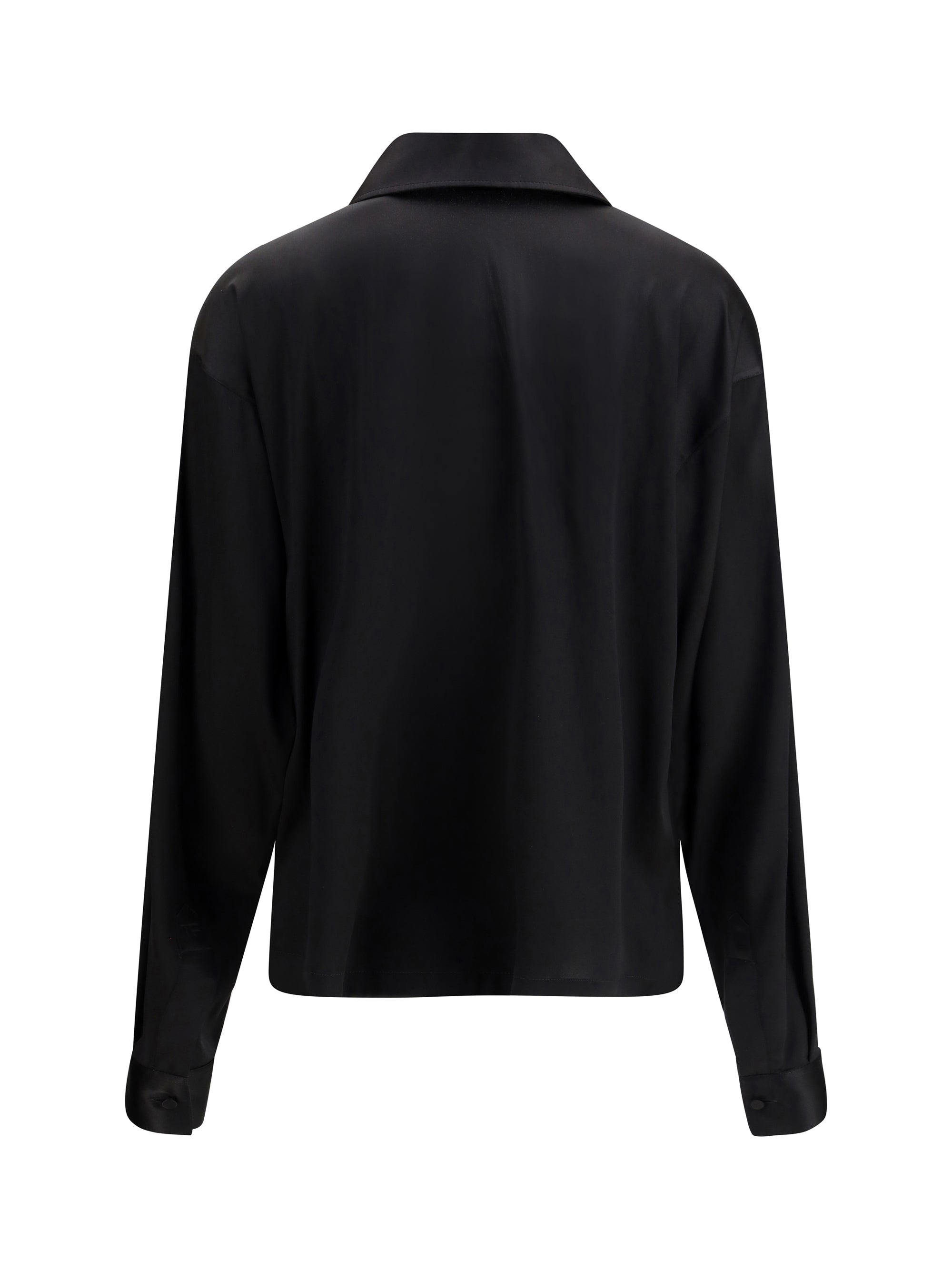 stretch silk shirt