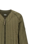 lightly padded primaloft® ribbed liner down jacket