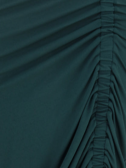 FERRAGAMO 38 draped midi dress