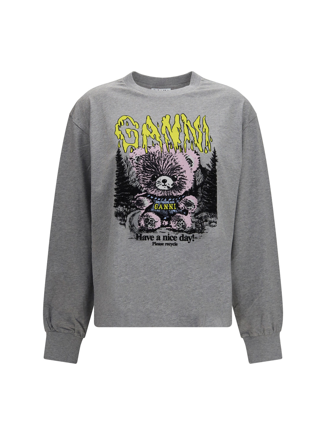 GANNI L isoli teddy forest sweatshirt