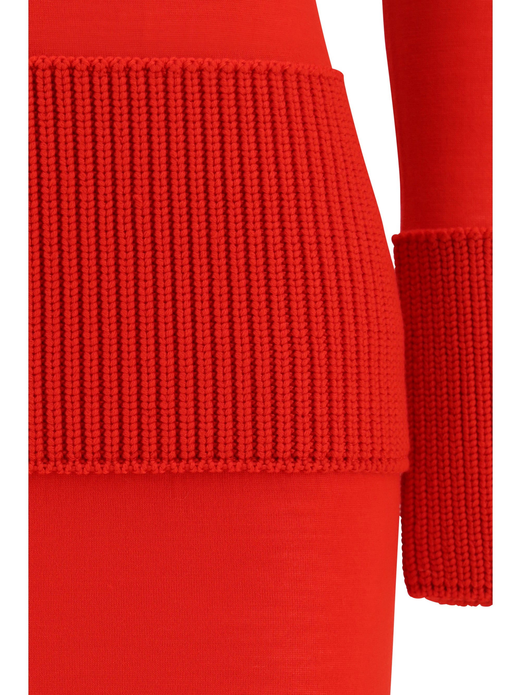 bodycon merino-wool dress