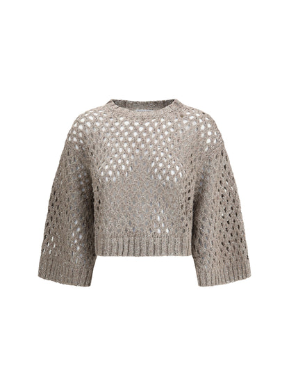 BRUNELLO CUCINELLI S dazzling net sweater