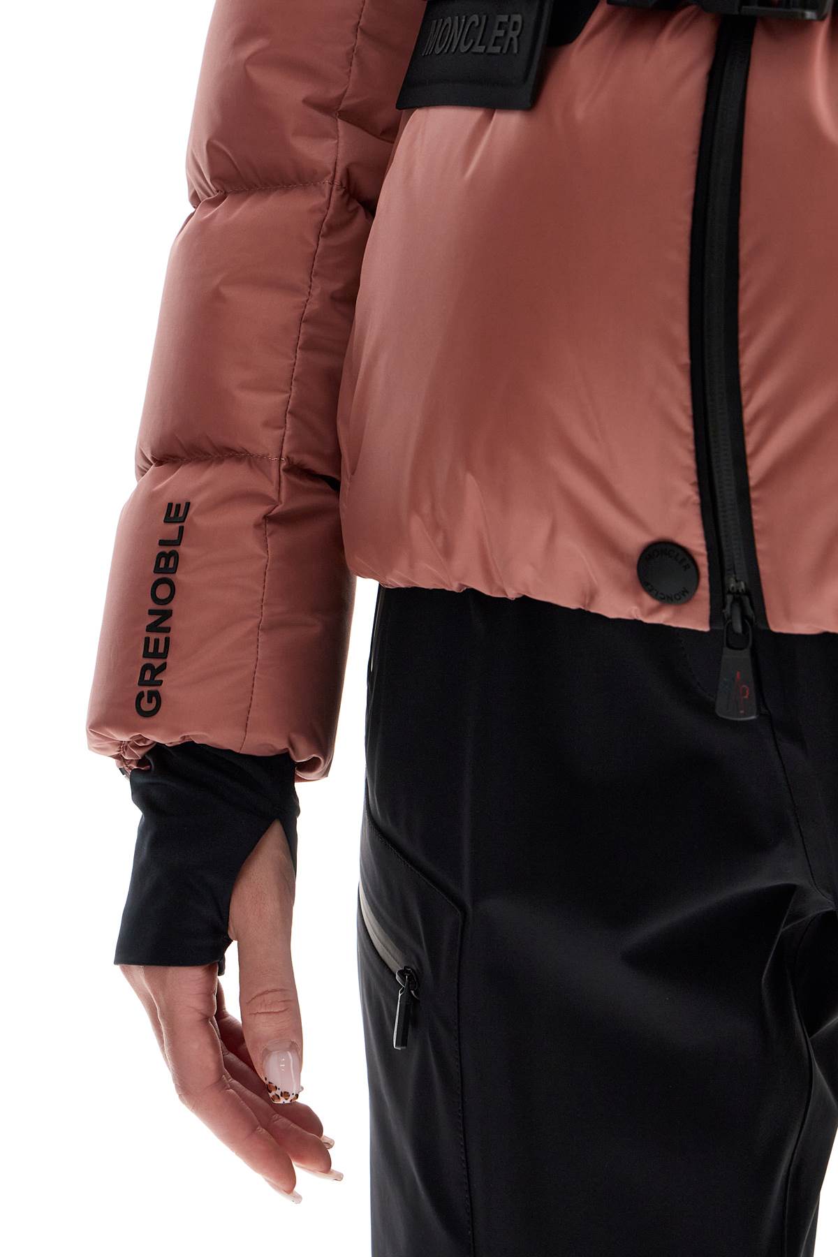 bouquetin hooded puffer jacket