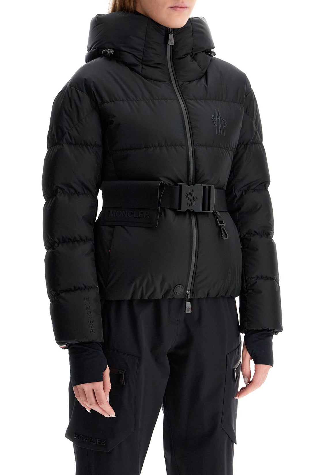 bouquetin hooded puffer jacket