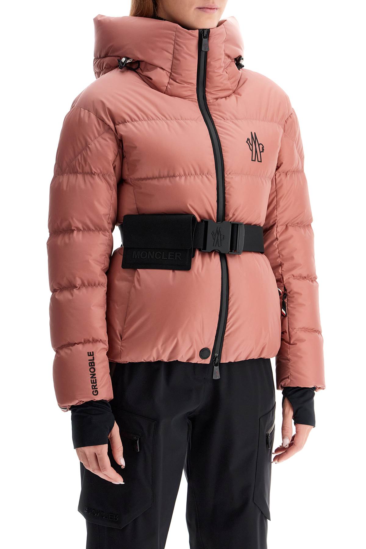 bouquetin hooded puffer jacket