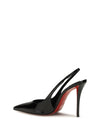 miss z slingback patent leather pumps