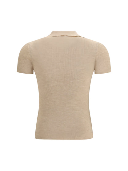 MAX MARA L albero wool polo shirt
