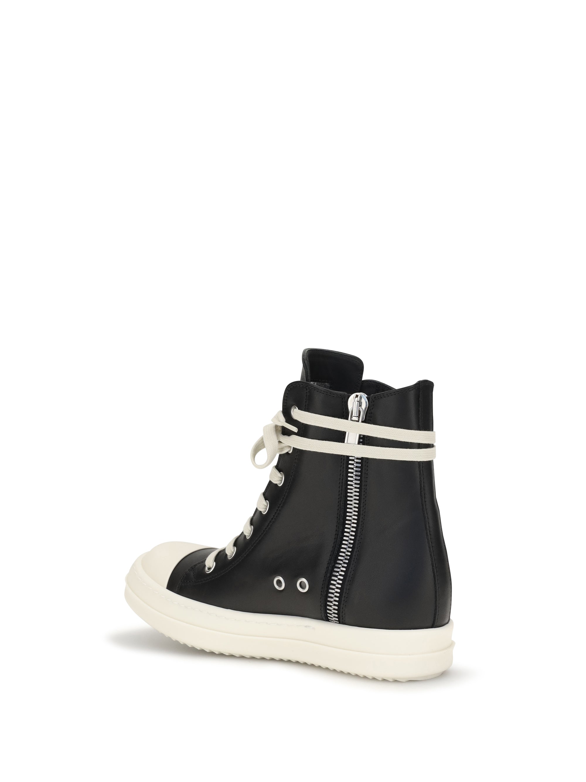 leather sneakers