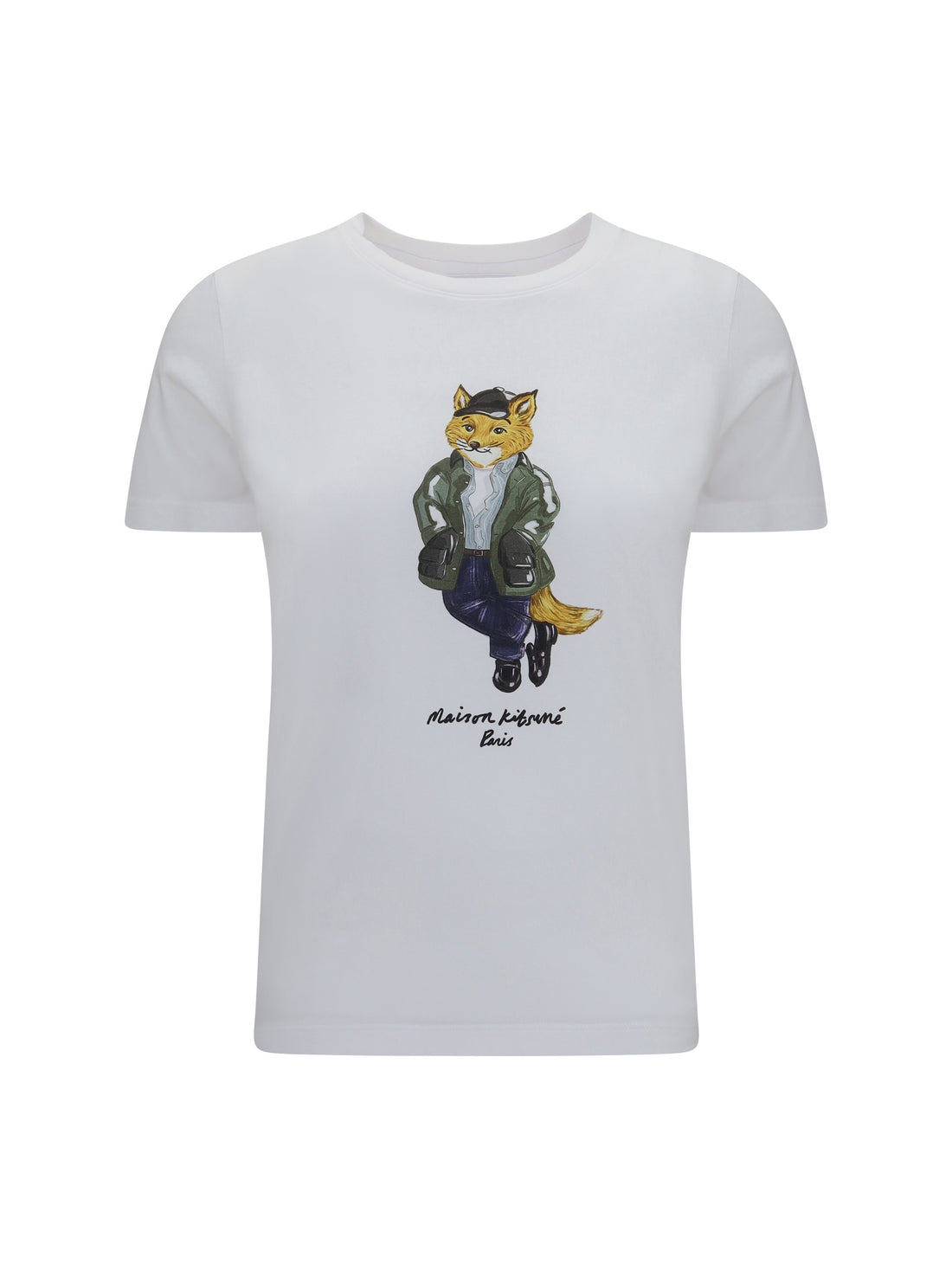 MAISON KITSUNÉ L cotton logo t-shirt