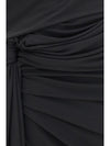 draped asymmetric dress