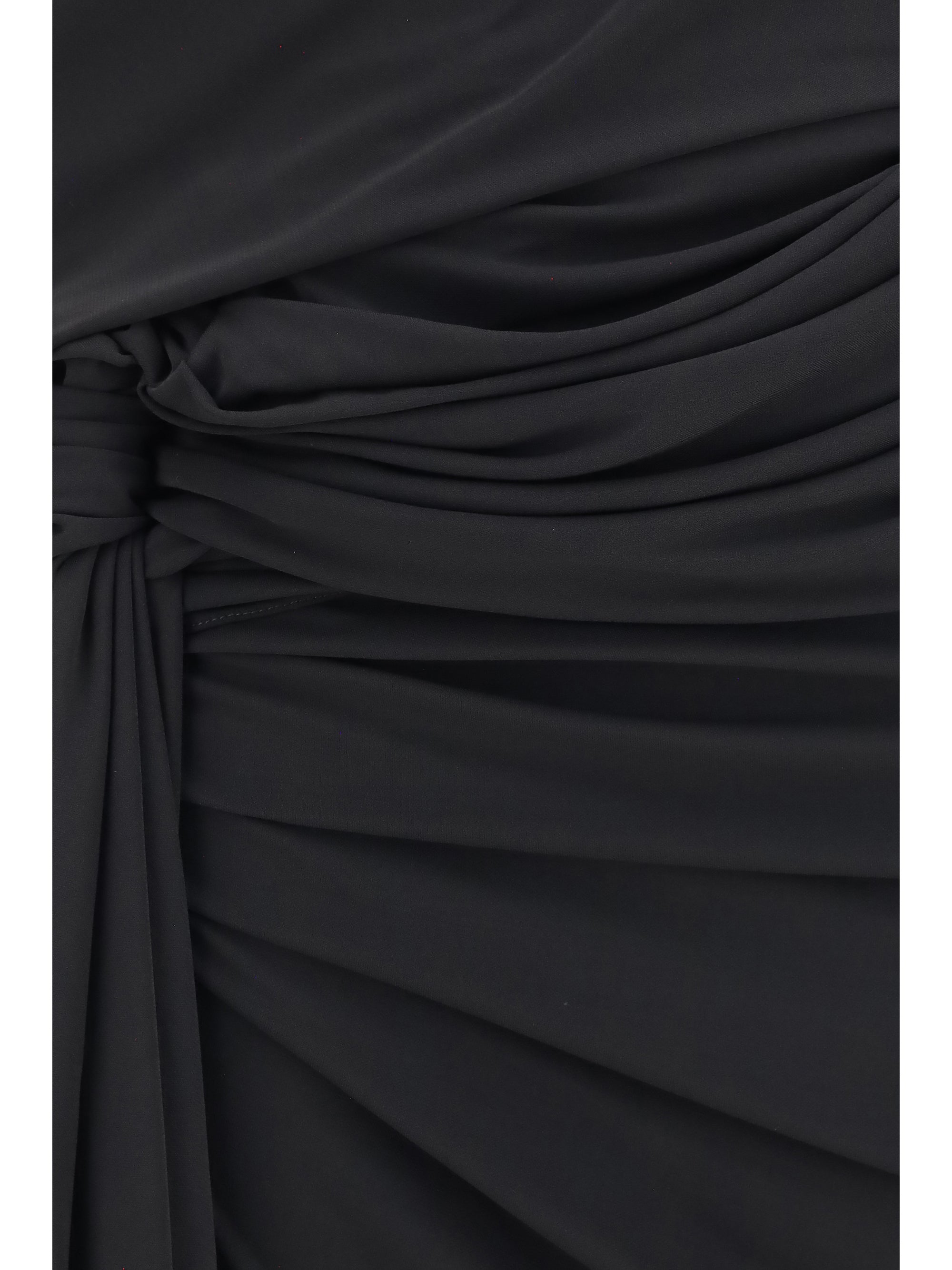 draped asymmetric dress