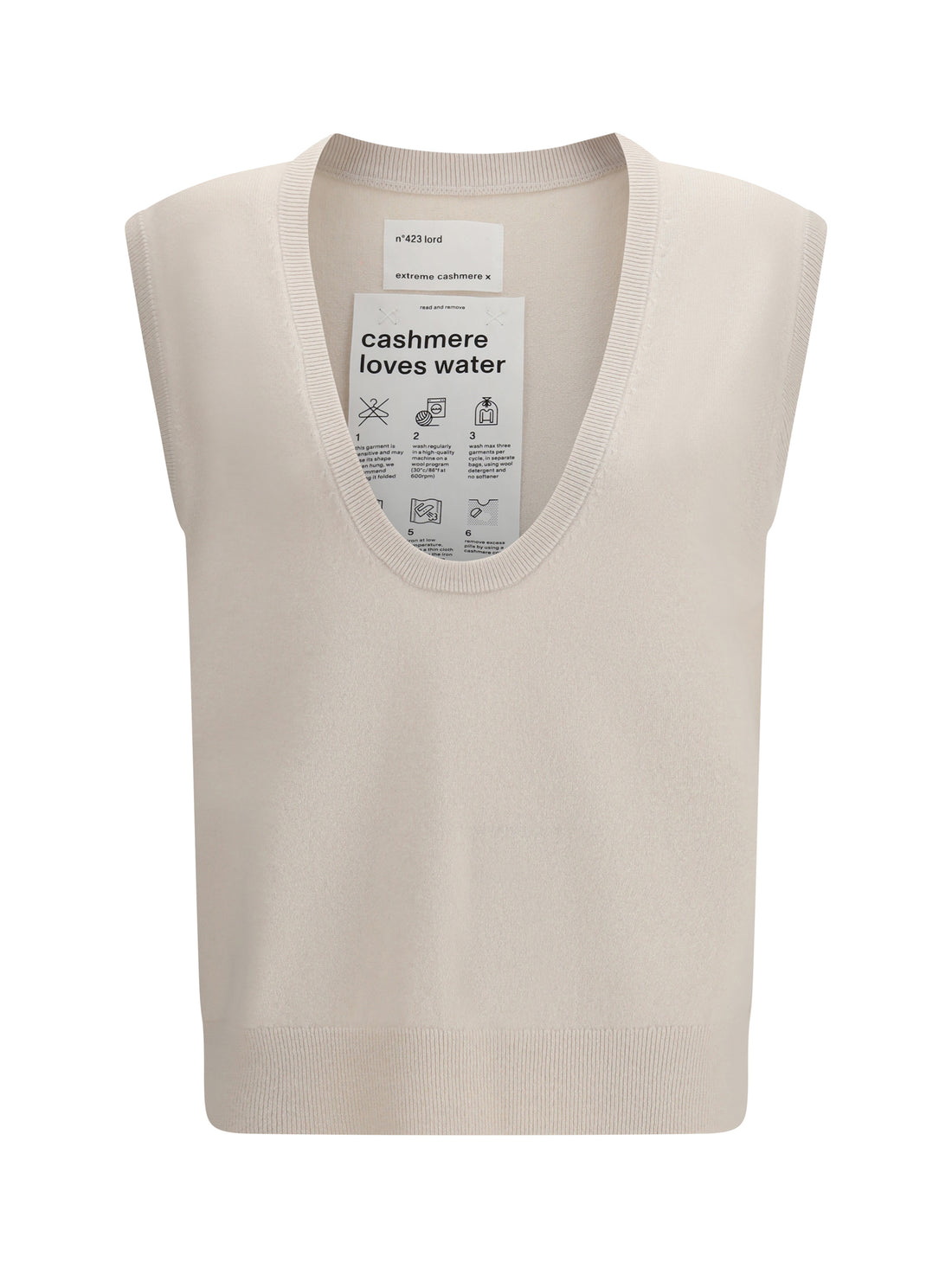 EXTREME CASHMERE OS n°423 lord sleeveless sweater