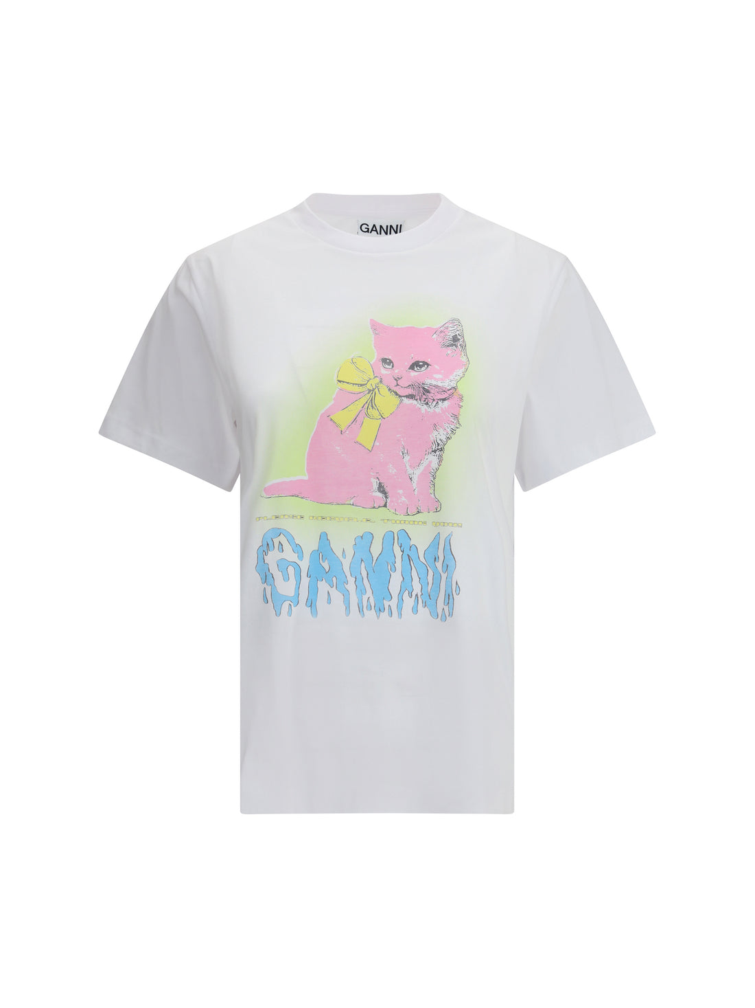 GANNI L kitty t-shirt